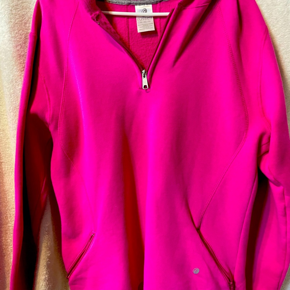 Pink hoodie